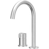 IVY Tribe Wastafelkraan - 2-Gats Bladmontage - Geborsteld RVS 316