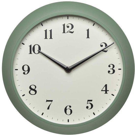 TFA Dostmann 60.3540.04 Wandklok Zendergestuurd 270 mm x 82 mm x 270 mm Groen