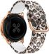 Strap-it Smartwatch bandje 20mm - Leopard print - Samsung Galaxy Watch / Active / Amazfit Bip / GTS