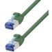 LogiLink CP5115S RJ45 Patchkabel CAT 6a S/FTP 20.00 m Grün Flammwidrig, Halogenfrei 1 St.