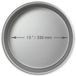 PME Ronde cakevorm, aluminium, 33 x 5 cm, zilver