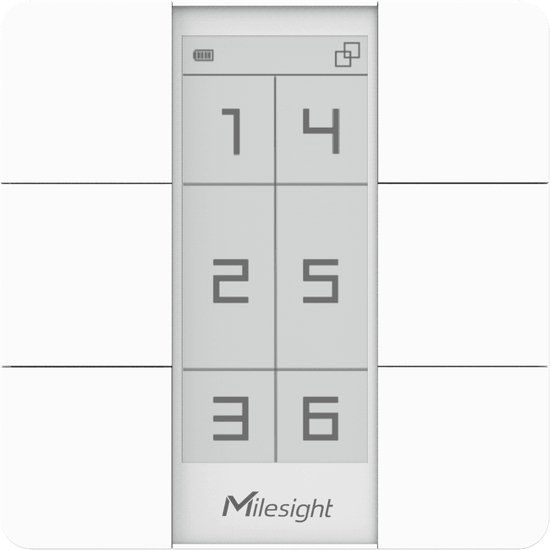 Milesight WS156 LoRaWAN E-inkt Smart Scene panel