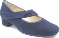 Hassia, 7-302454-3200, Blauwe brede bandschoenen
