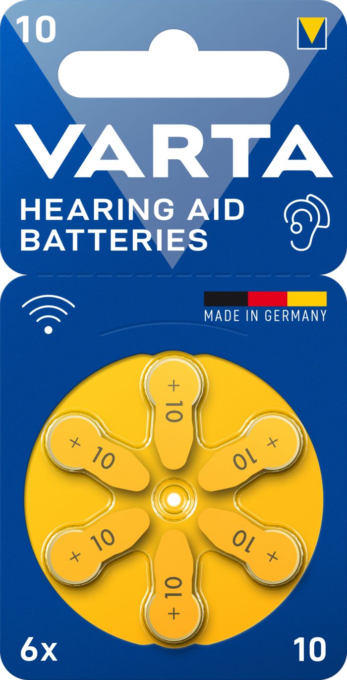 Varta Hearing Aid Batteries PR70 - 6 Pack