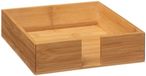 Secret de Gourmet Servethouder Bamboe 20,5 x 20,5 x 5,5 cm