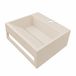 Wiesbaden Julia Fontein - 30x28x12.5cm - Solid Surface - Beige