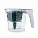 Lacor - 62740 - Exact maatbeker met maatbeker, 6 maatlepels, trechter en schraper, voor vloeibare en droge ingrediënten, maximale kwaliteit, propyleen, afmetingen 20 x 11 cm, inhoud 1 l