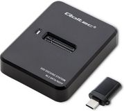 Qoltec M.2 Ngff Ssd-Dockingstation Voor Usb 3.1 Met Sata-Schijfondersteuning