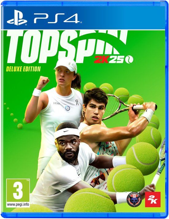 TopSpin 2K25 - Deluxe Edition - PS4 - Blu-ray