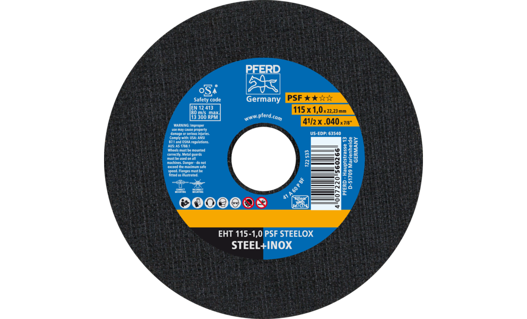 PFERD EHT 115-1,0 PSF STEELOX