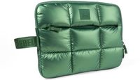 Fresh 'n Rebel Coze Pad - Puffy iPad Hoes & Laptophoes 10-11 inch - Tablet Sleeve met Extra Ritsvak - Stoot- en Krasbescherming - Electric Jade