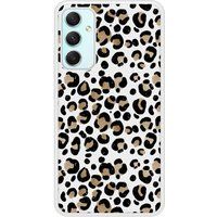 Samsung Galaxy A34 Leopard Verstevigd hoesje met sublimatie bedrukking