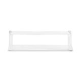ASALVO 151505.0 Bedhek, 150 x 43,5 cm, wit