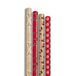 Clairefontaine 223831AMZC - Een Doos van 20 Rollen Cadeaupapier Bruin Kraft 100% Gerecycled 5mx0,35m (Speciaal Smalle Breedte) 70g - Assorti Motieven Generositeit