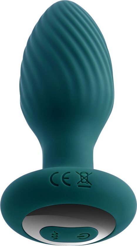 Playboy - Spinning Tail Teaser Buttplug - Teal