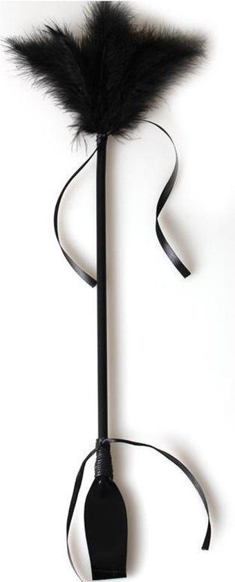 Secret Play Black Duster And Riding Crop