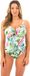 Fantasie LANGKAWI UW TWIST FRONT SWIMSUIT WITH ADJUSTABLE LEG Dames Badpak - White - Maat 85I