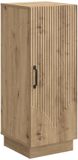 vidaXL Dressoir Artisanaal eiken 33 x 34,5 x 87 cm Bewerkt hout
