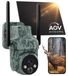 Caméra de chasse 4G - Énergie solaire - Vision nocturne 2K - IP66 - Enregistrement 24h/24 et 7j/7
