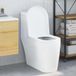 Merkloos Verstelbare Toiletbril Wit met Eenvoudige Montage