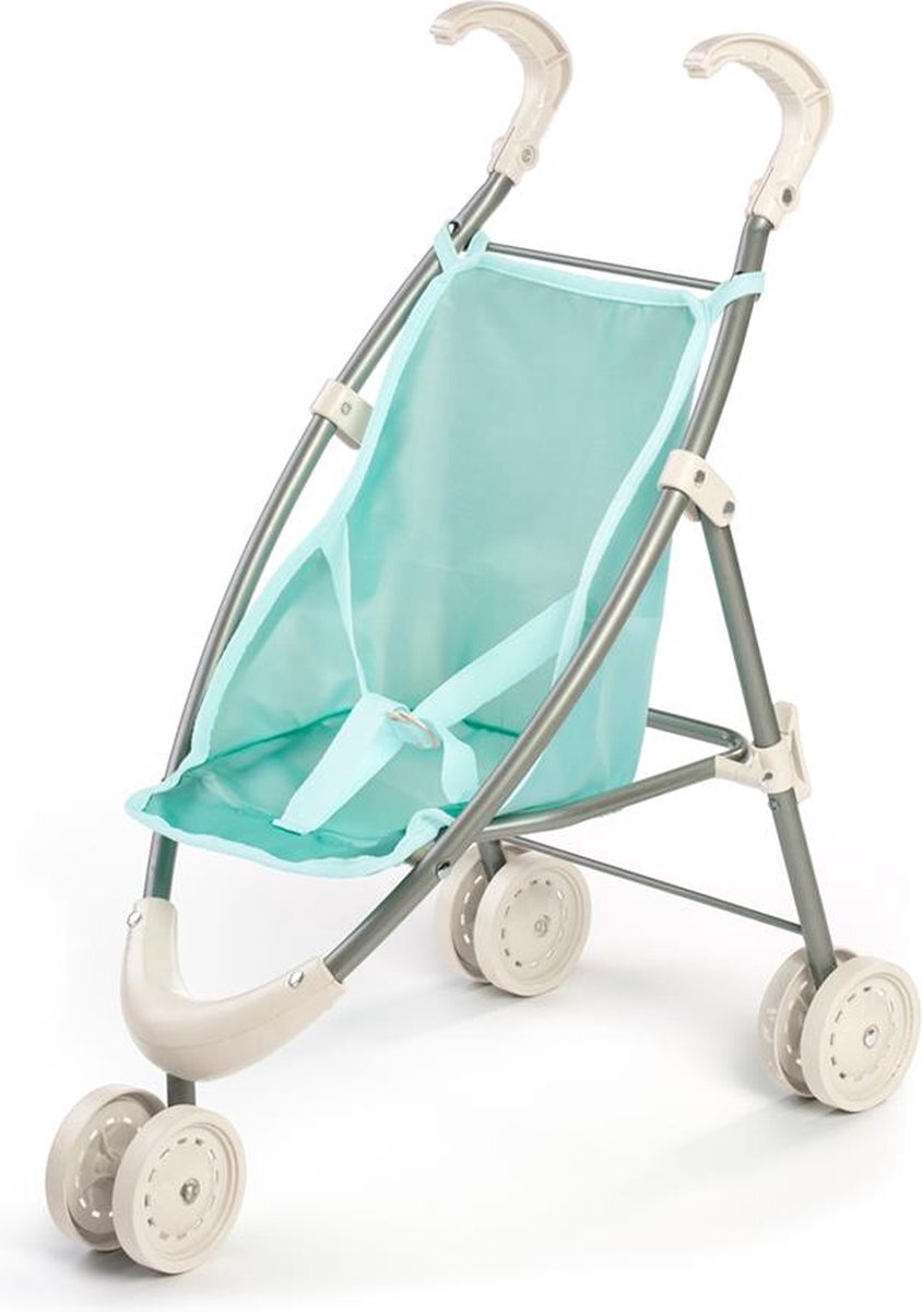 Miniland - Doll Stroller poppenwagen Dolls, Color Mint (97020)