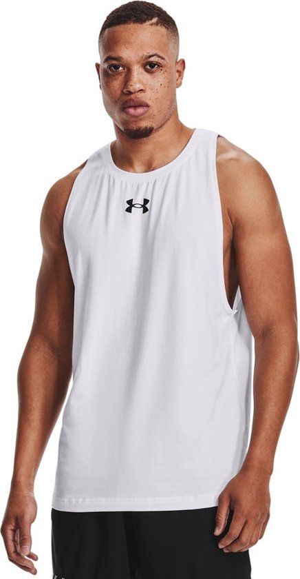 Under Armour Baseline Sporttop - Mannen - Maat L - Wit