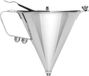 EMGA Doseer Giettrechter 1,9L RVS Zilver