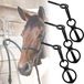 Elzusha - Set van 3 Paarden Vastzetringen - Veiligheid en Training Accessoires - Roestvrij Staal