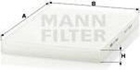 MANN FILTER Pollenfilter CU2882