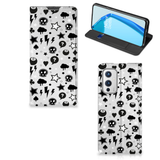 B2Ctelecom OnePlus Mobiel BookCase OnePlus 9 Silver Punk
