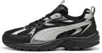 Puma Milenio Tech Baskets Unisex Volwassenen Synthetisch/Textiel Zwart-Cool Lichtgrijs/Zilver Maat 46
