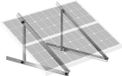 Vevor 104cm Zonnepaneelbeugels Zonnepaneelbeugel Balkon Elektriciteitscentrale 0-90°