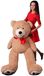 Ours en peluche géant, Brun, 160 cm, Peluche pour bébés