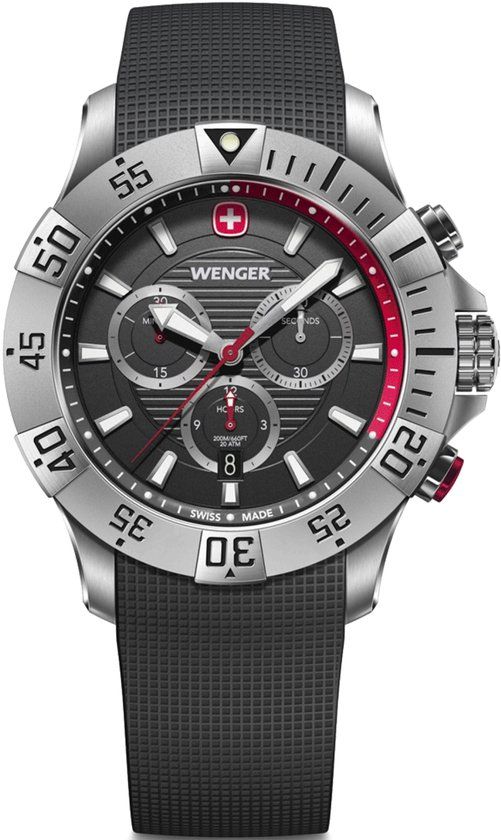 Wenger Swiss Made Seaforce Chronograph 20ATM 01.0643.122