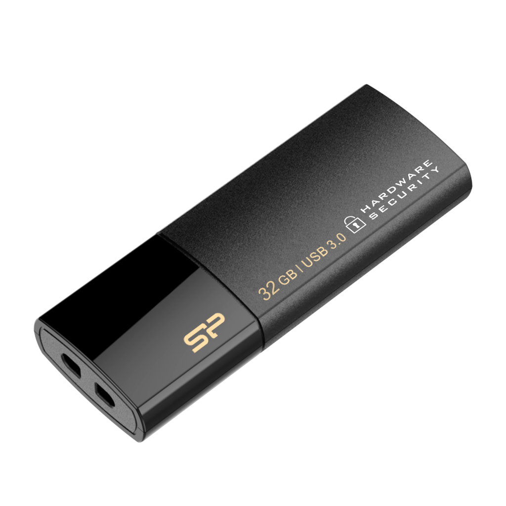 Silicon Power 32GB Secure G50 USB 3.1 flashdrive met AES 256-bit encryptie Zwart 32 GB
