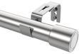 Tringle à rideaux extensible sans perçage - Acier inoxydable - 84 à 220 cm - Pour grandes fenêtres