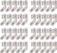 Dailygoods Aluminium L-vormige hoekverbindingen met M6-schroeven voor 4040 profielen, set van 40 stuks