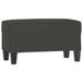 vidaXL Bankje 70x35x41 cm microvezelstof donkergrijs