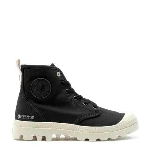 Palladium canvas sneakers zwart