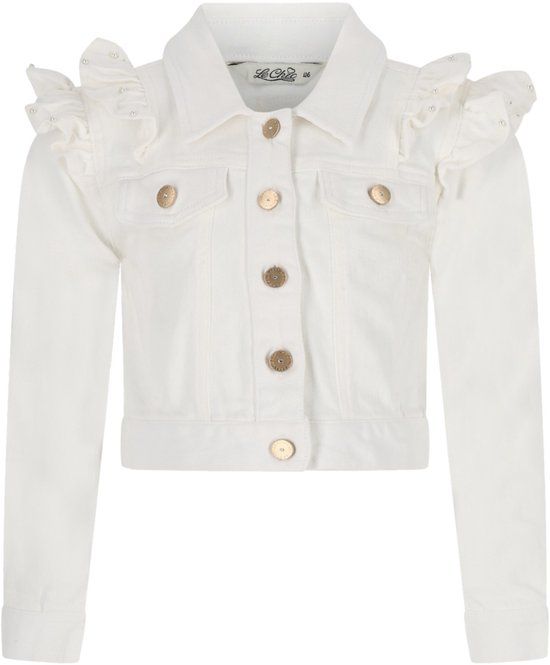 Le Chic Spijkerjasje ALLY C511-5181 Off White - Maat 104