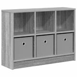 vidaXL Dressoir Grijs Sonoma 73,5 x 22,5 x 53,5 cm
