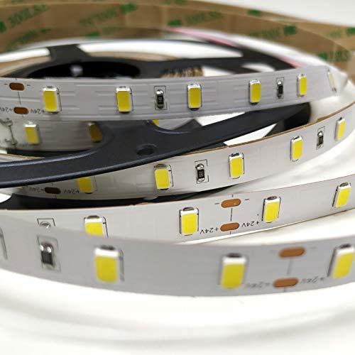 LED ATOMANT rol 5 strepen Metro A 24V 4800LM diode 5630 5m 60 LED/M koud wit 6500K 18W/M