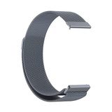 By Qubix Qubix - Milanese bandje voor Garmin Vivoactive 3 - Space Grey - 20mm