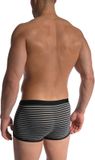 Olaf Benz RED2475 Retropants Heren Gestreept Grijs