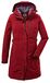 killtec Dames Functionele parka/parka met afritsbare capuchon - Rood - Maat 38