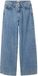 Tom Tailor Wide Leg-jeans Maat 158 mid stone bright blue denim