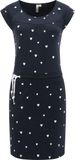 Ragwear Dames zomerjurk 'Penelope' donkerblauw / wit