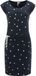 Ragwear Dames zomerjurk 'Penelope' donkerblauw / wit