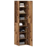 vidaXL Highboard Oudhout 40 x 42,5 x 185 cm