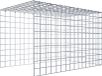 Gabionne d'assemblage type 4 80 cm x 50 cm x 50 cm (L x H x P), maille 5 cm x 5 cm, C-ring
